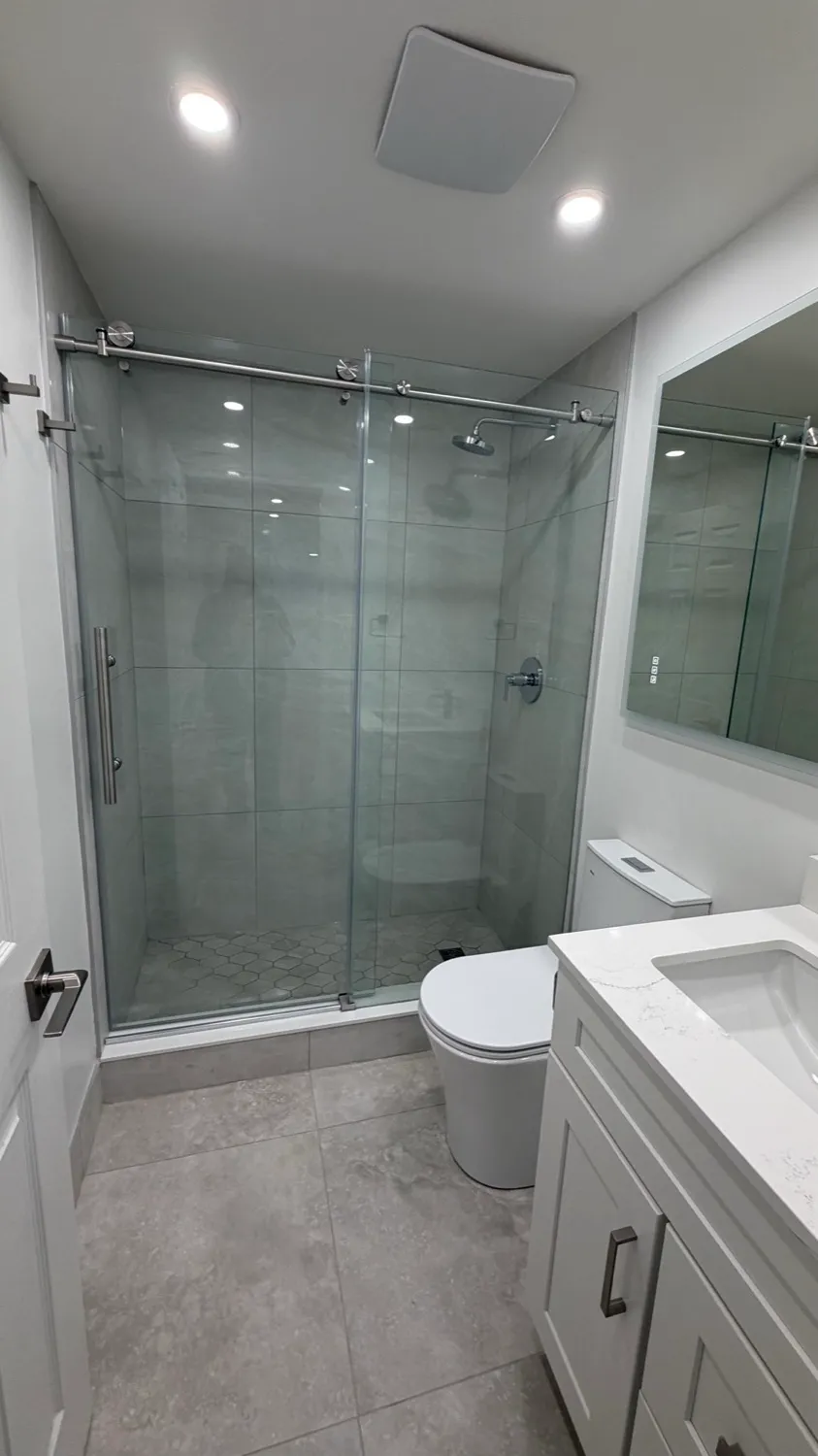 Finished bathroom renovation by InGod