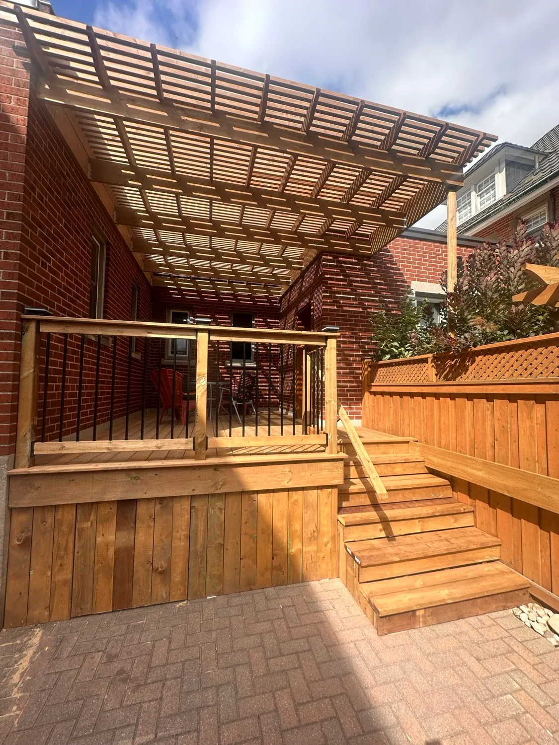 Cedar Pergola & Privacy Screen — outdoor project by InGod, photo 3 of 3